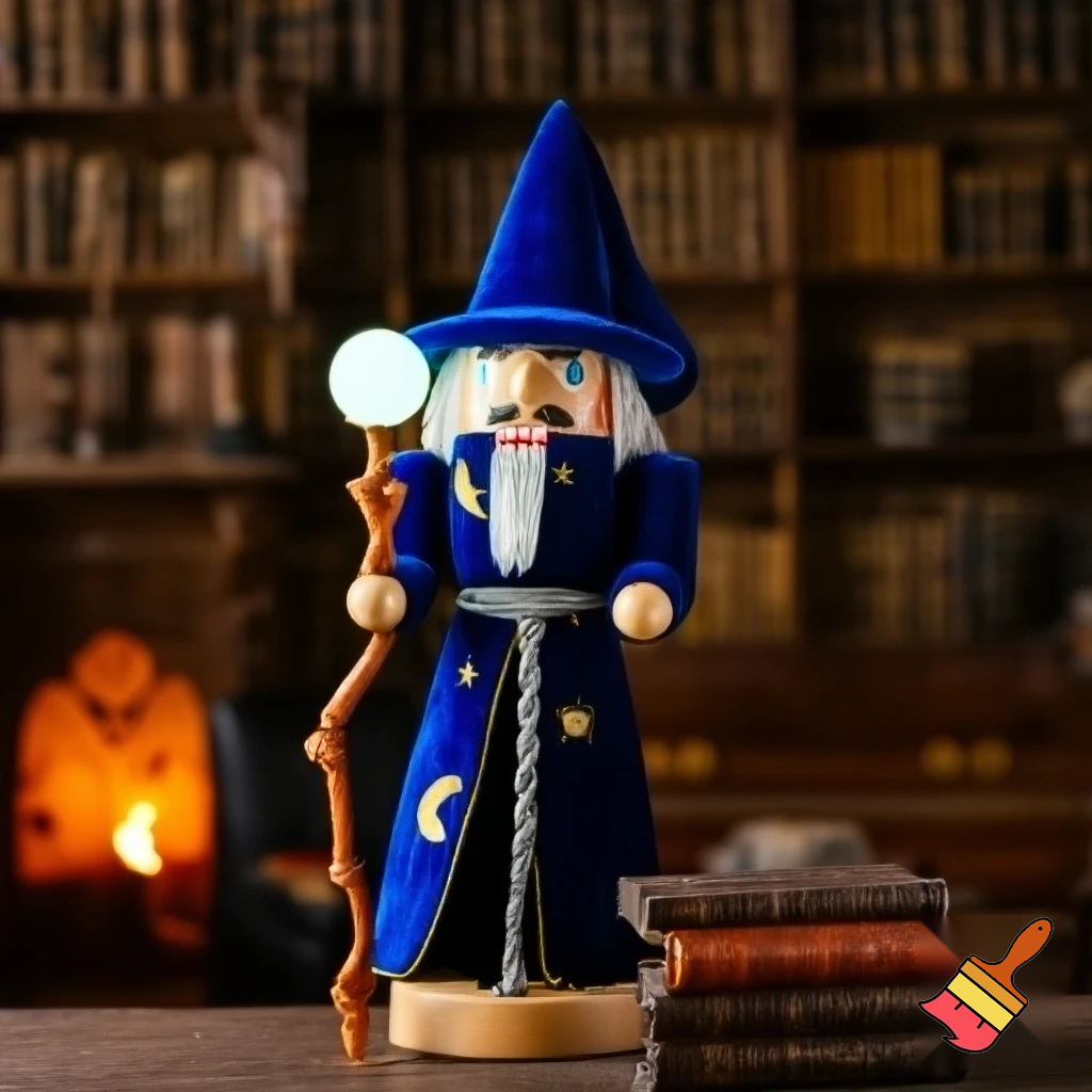 Christmas Nutcracker a wizard