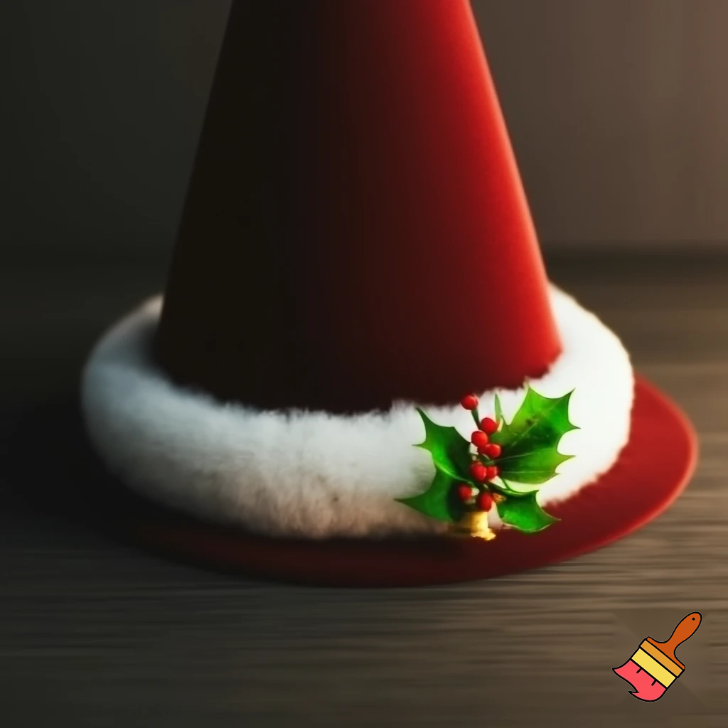 Christmas wizard hat