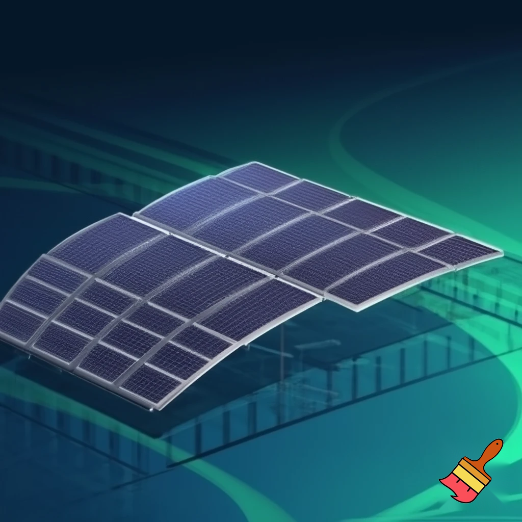 I want to generate a diagram like picture with solar panels with stronger materilez with longer duration and 