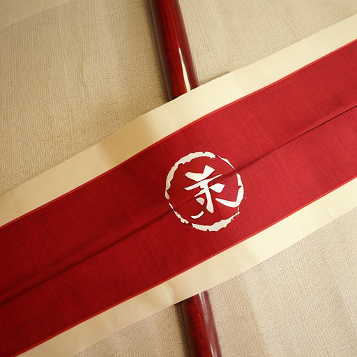 A scroll with seven red seals on it
