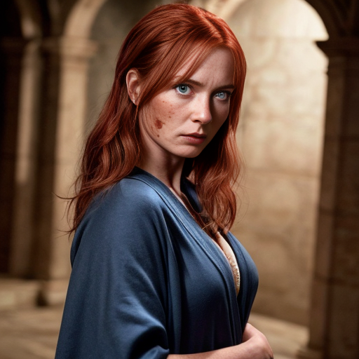 Vispania scoffed and looked away for a moment, her hands on her hips. As she turned her gaze back towards them, she laughed sadly and almost crazily, strings of red hair still falling down before her face, “That’s right?” She said with great anger, her blue eyes wide on her freckled face and when she spoke, she spout out so much air that the hair present was blown up. Her pointed nose was sharp and looked like she was about to attack with it, her high cheekbones were huffing, her visage was one of anger. Her blue dark robe swayed violently when she spoke too, “Well, it just so happens that Grimmer is the traitor he has turned you against us!” She said bending slowly towards Forothil who held his nerves and remained unmoving.