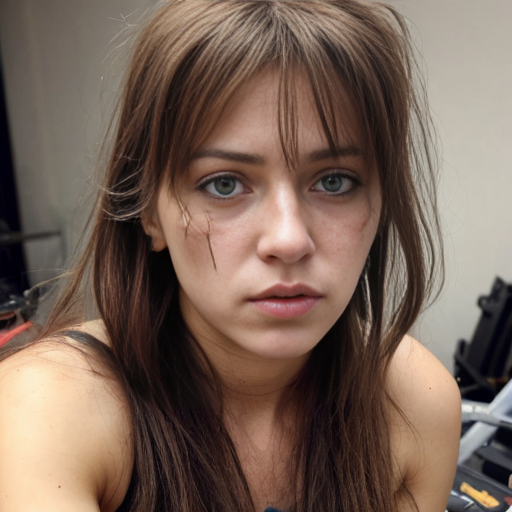 Cutest and rough looking woman
