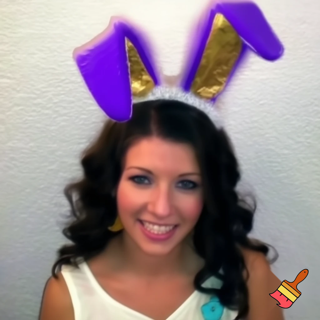 Easter bunny top hat, Easter balcony headband, purple and gold headband top hat rabbit, ear rabbit, ear headband, top hat