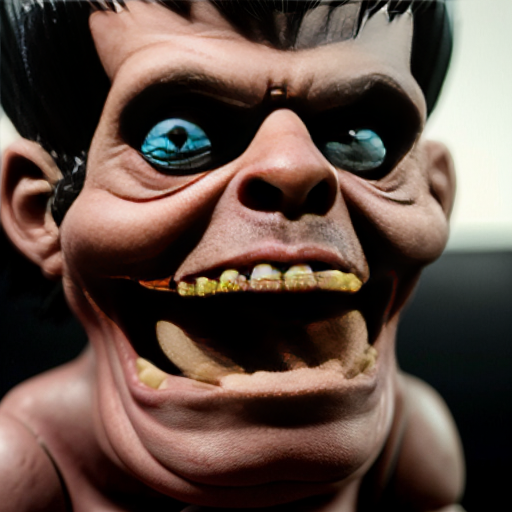 a monster that poseses toys