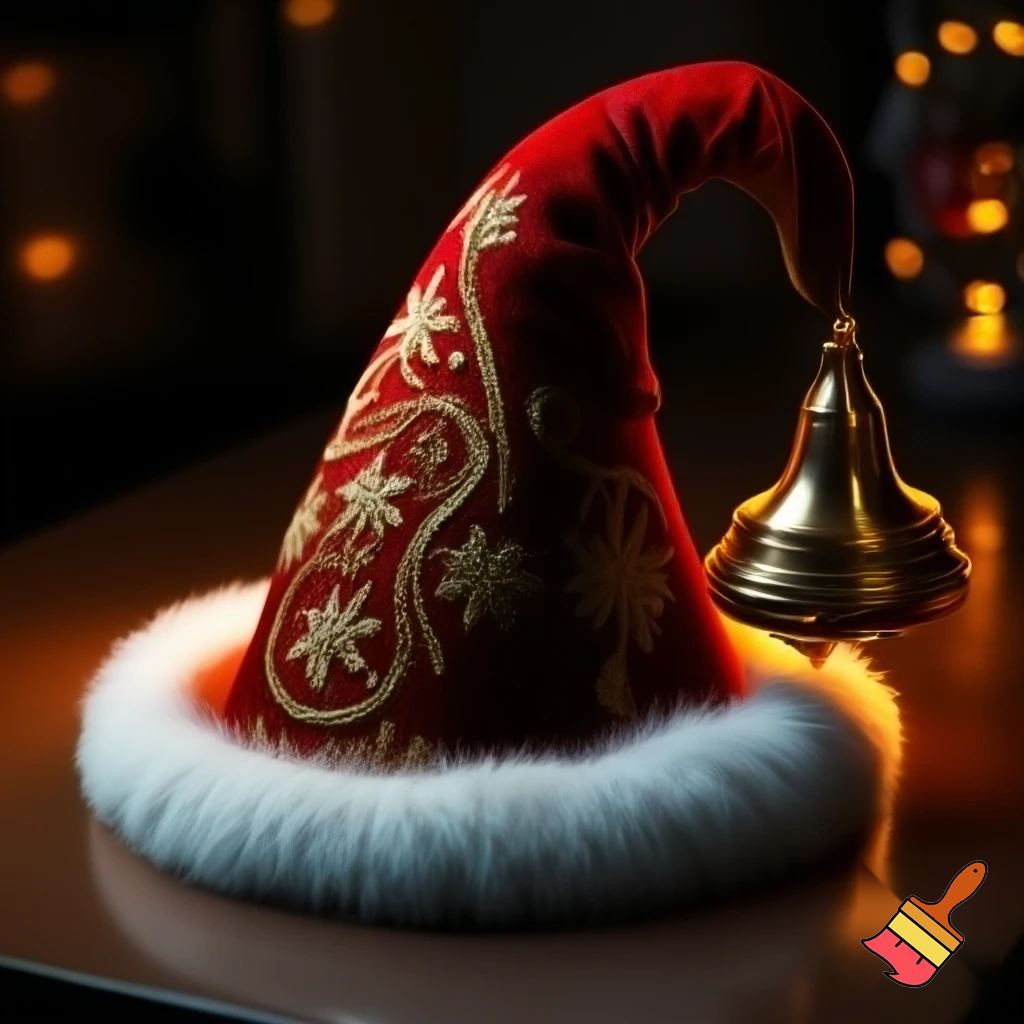 Christmas wizard hat