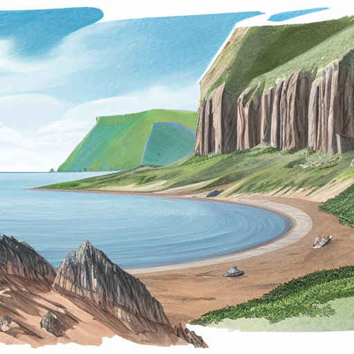 Pour un élève de seconde en TP de SVT, propose une illustration d’un paysage côtier, il y a 250 millions d’années, sans éléments
modernes ni humains. J’attends que l’image soit réaliste et scientifiquement cohérente