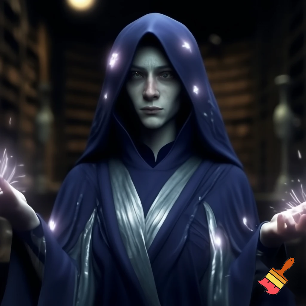 arcane themed character--must be oringinal