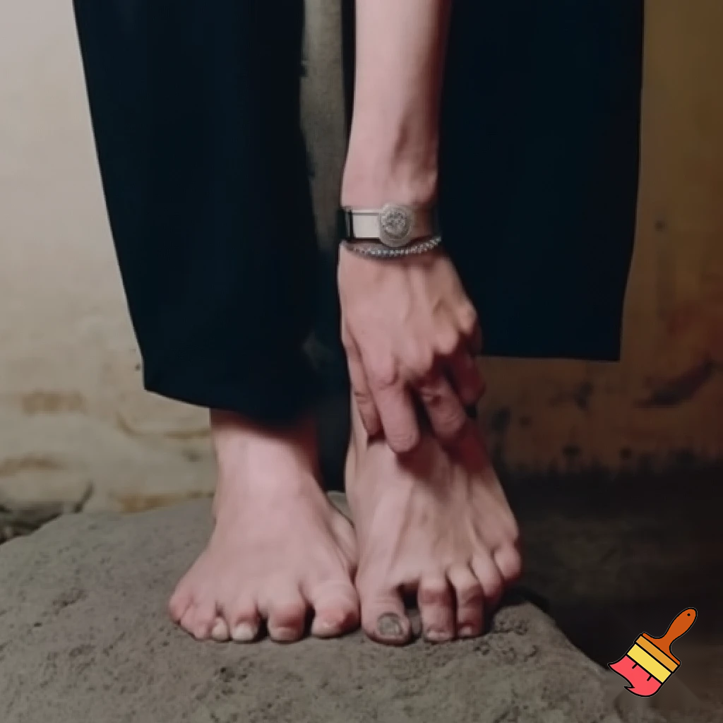 Foot fetish sophisticated art from my own photos