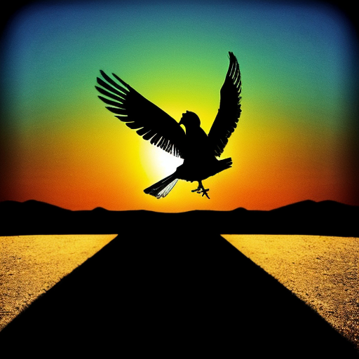 Silhouette ouvrant un écran comme une fenêtre sur un paysage lumineux. Icône symbolique de liberté ou d’émancipation (oiseau, lumière, chemin ouvert).