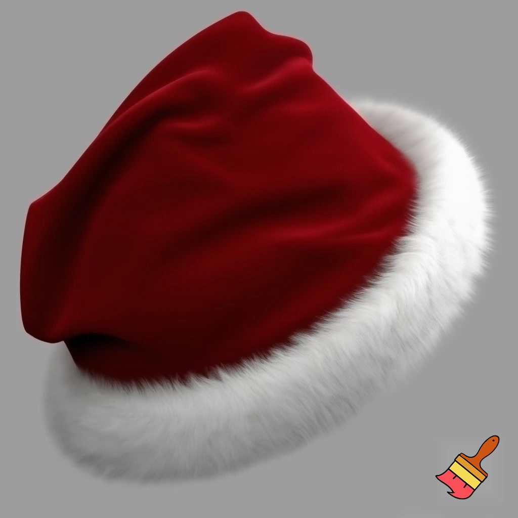 Christmas hat, Santa Claus hat velvet hat offensive hat