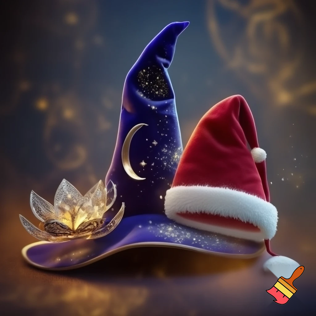 Wizard hat, Christmas hat, special hat and very special delicate hat