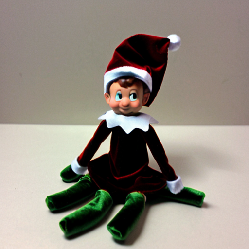 Christmas velvet hat elf on the shelf hat velvet special delicate
