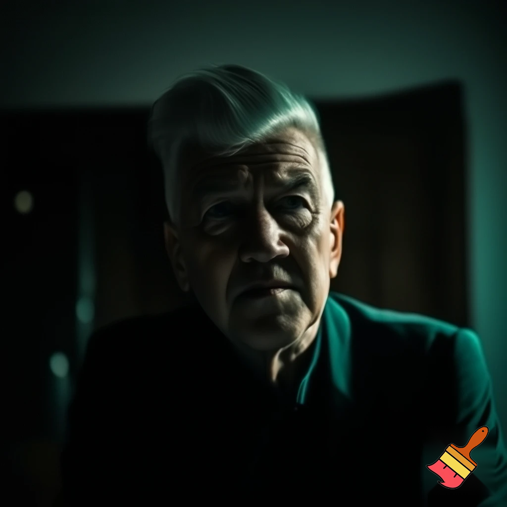 generate a inspired image of David Lynch