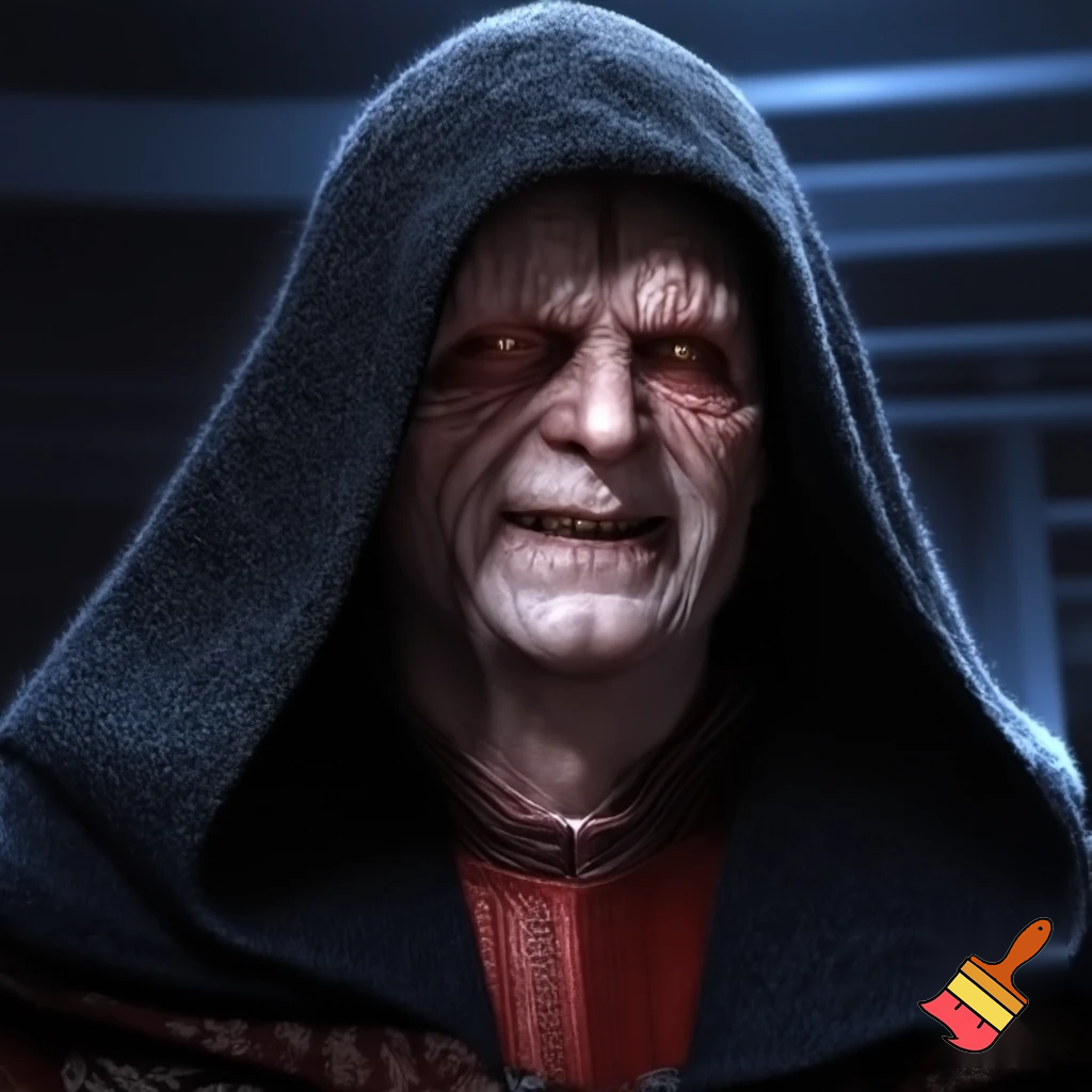 keir stamer dressed as emperor palpatine
