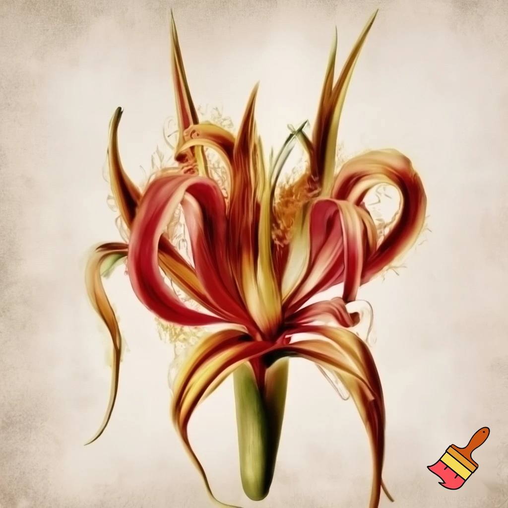 Botanical illustration vinteg