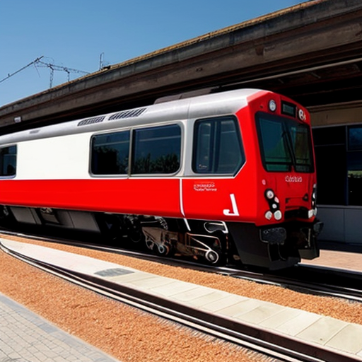 train made to look like pizza