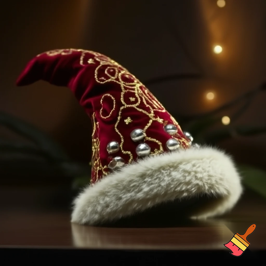 Christmas wizard hat