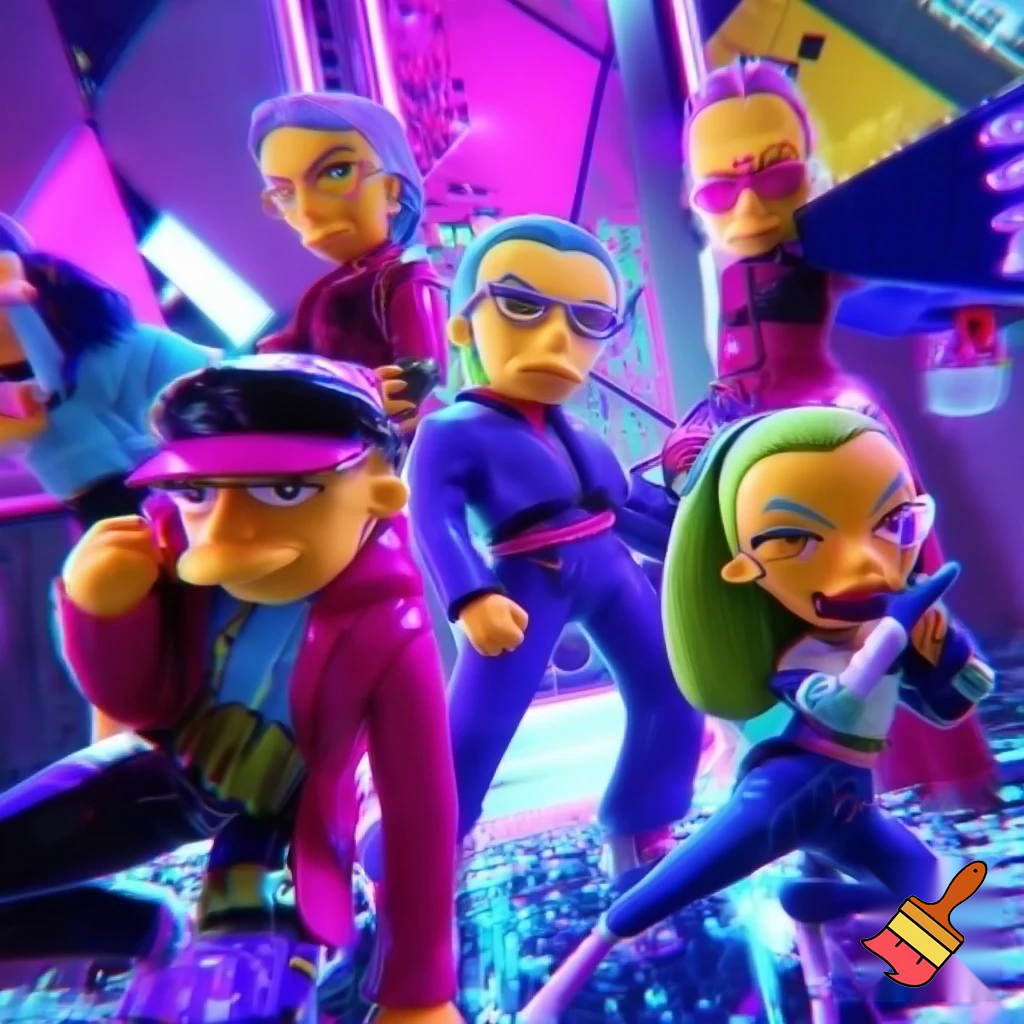 Kneessock dolls from the simpsons kpop 