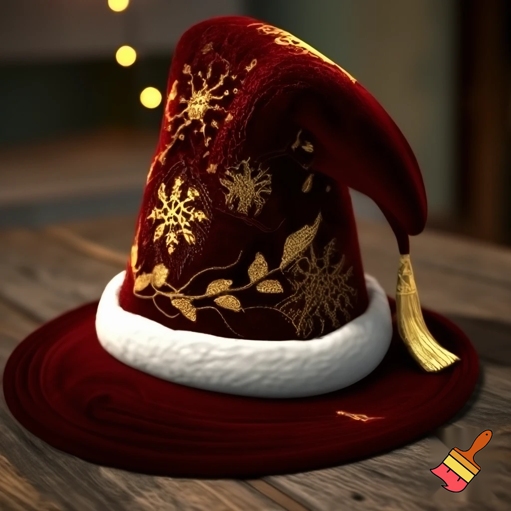 Christmas wizard hat