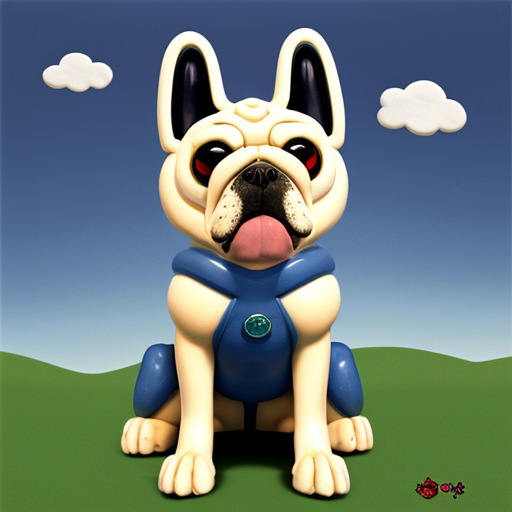 big blue bon dog god
