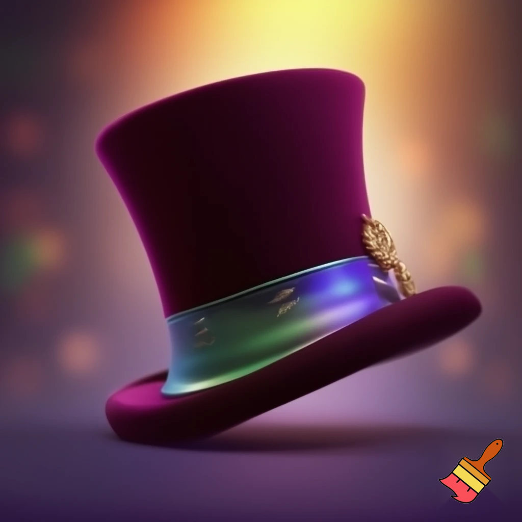 I Willy Wonka top hat
