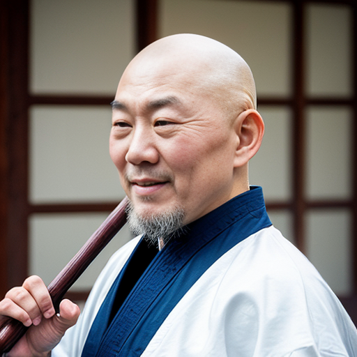 asian_bald__sifu__shaolin__old_bonze__long_white_beard_pigtail__chinese_warrior__bodybuilder__kung_fu_legend__staff__closed_eyes