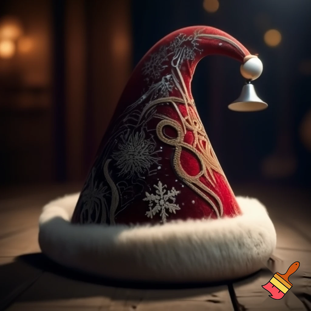 Christmas wizard hat