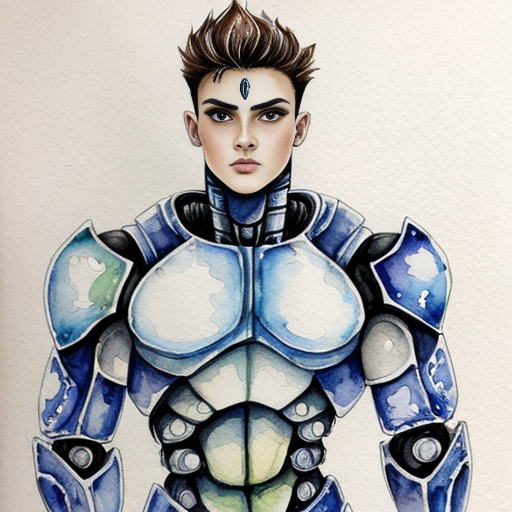 humanoid, bad quality, JoJo stand, anime style, there may be different colors, there may be different processes on body, single-color background