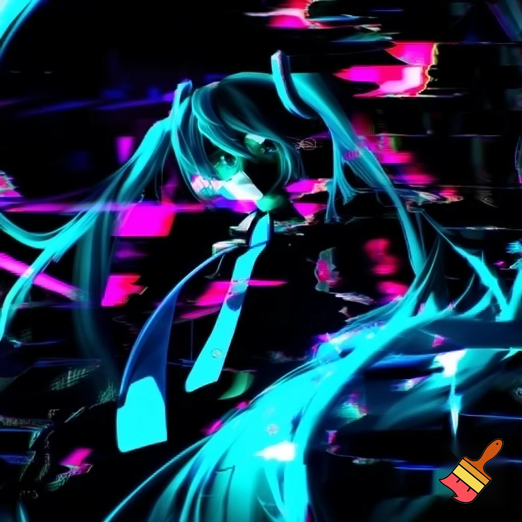 Distorted Hatsune Miku