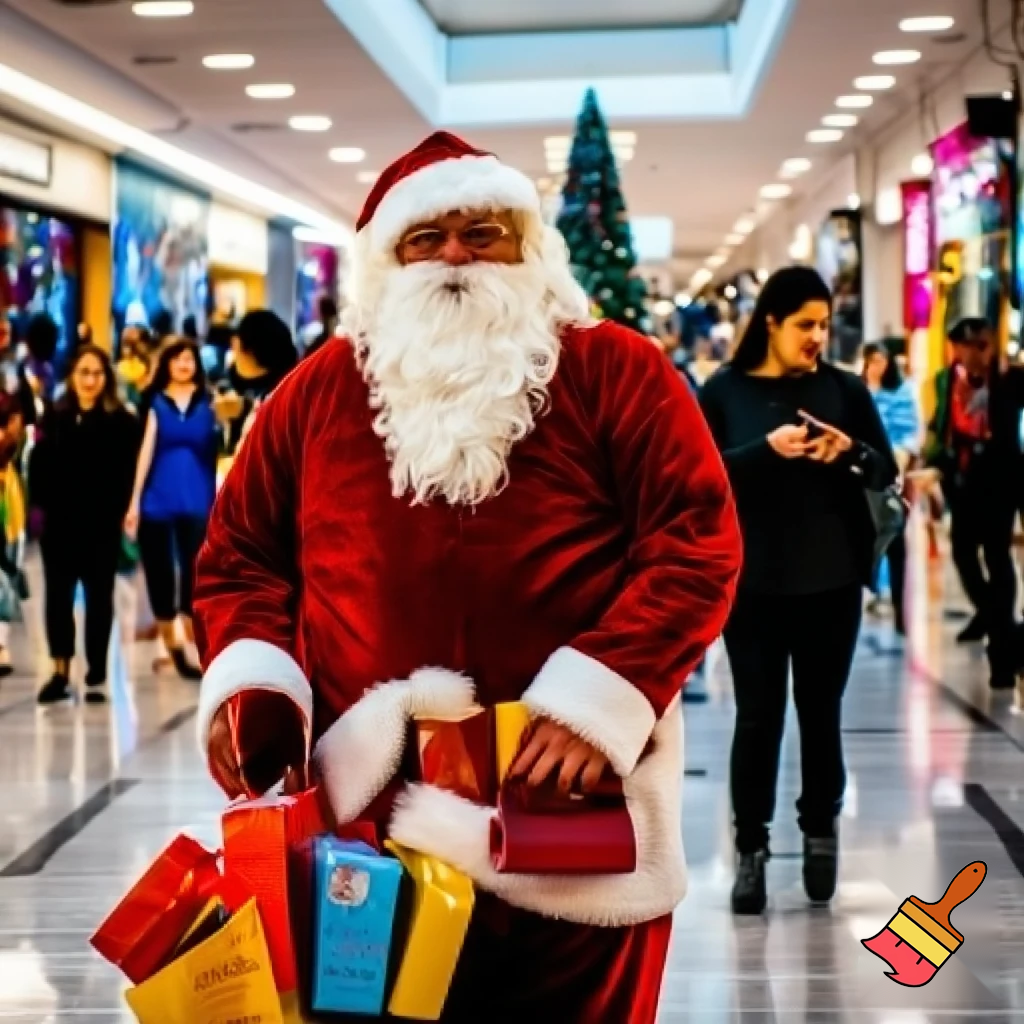 Santa Claus shopping mall