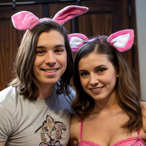 Show me what would happen if a boyfriend and girlfriend (Friday night funkin') were captured by female animatronics fnaf 2 , who then decided to make the boyfriend a girl (change his gender and appearance) and put the girl (boyfriend gender) in a cute, sexy bunny animatronic costume, and the wife girlfriend in a female animatronic cat costume. Both died in agony. How would the spirit of the girl (boyfriend gender) and his wife (girlfriend) react afterward?The boyfriend is gender (fnf) and looks like a bunny girl in spirit. How will his wife Girlfriend react to him becoming a girl?