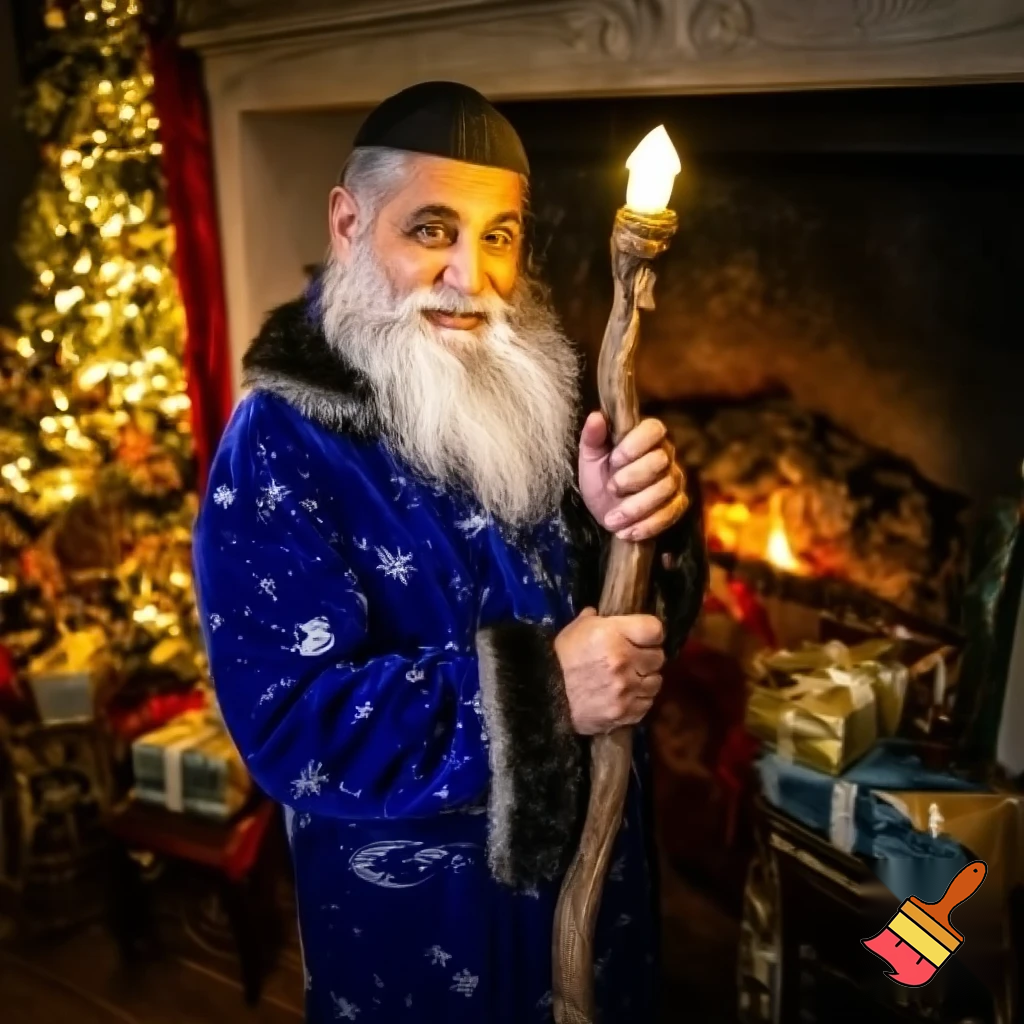 Magician wizard Christmas