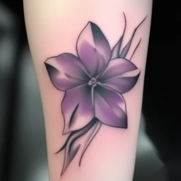 february birth flower tattoo