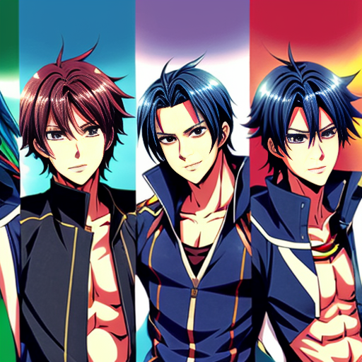 Animestyle 5  sexy beautiful hot guys