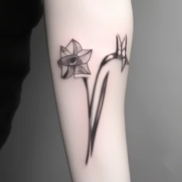 december birth flower tattoo