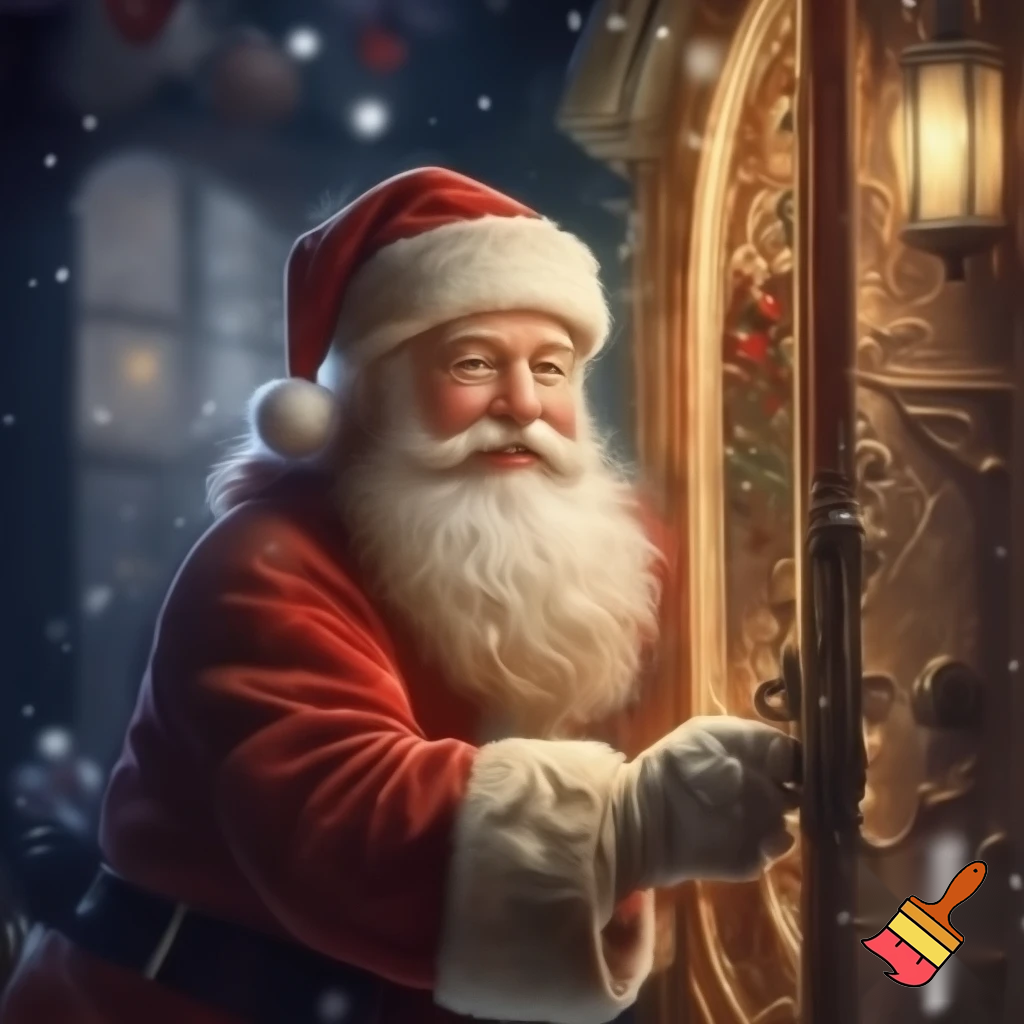 Santa Claus man I do a special door
