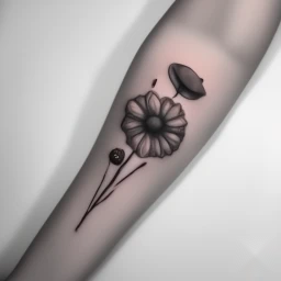 october birth flower tattoo