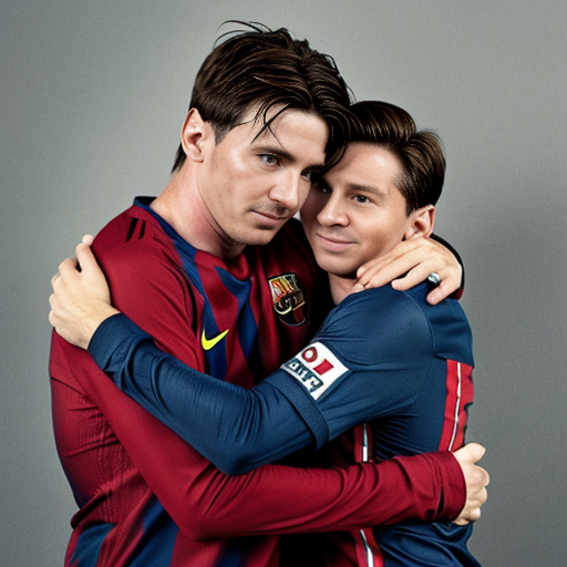 ronaldo hugging messi and both doing the griddy and a rat in a sock with sickness