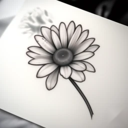 april birth flower tattoo
