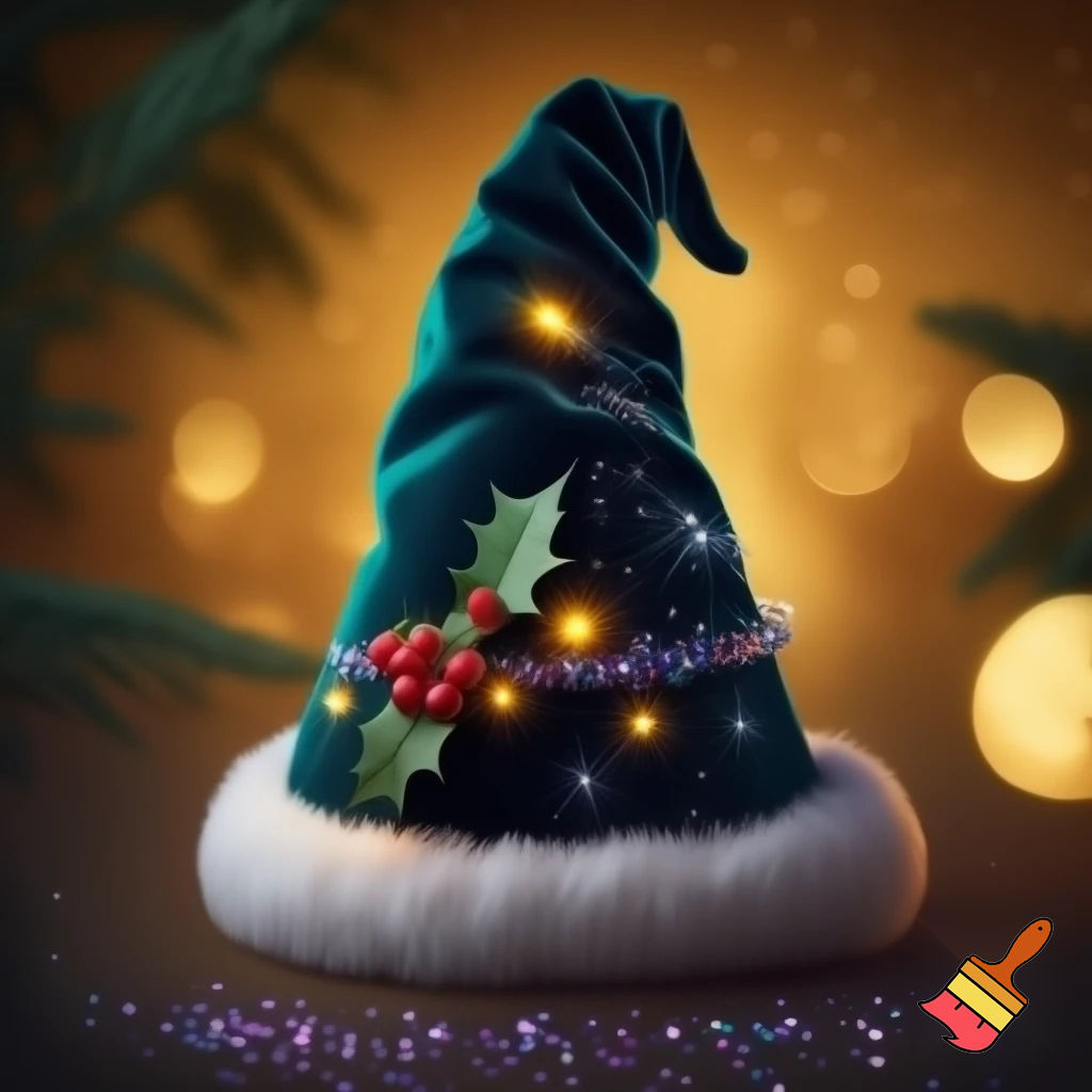 How was it costume wizard hat Christmas hat costume?