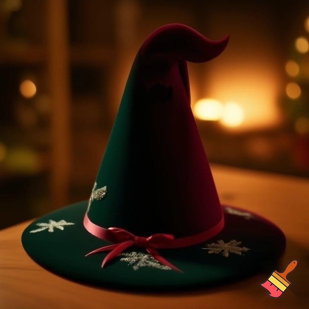Christmas wizard hat
