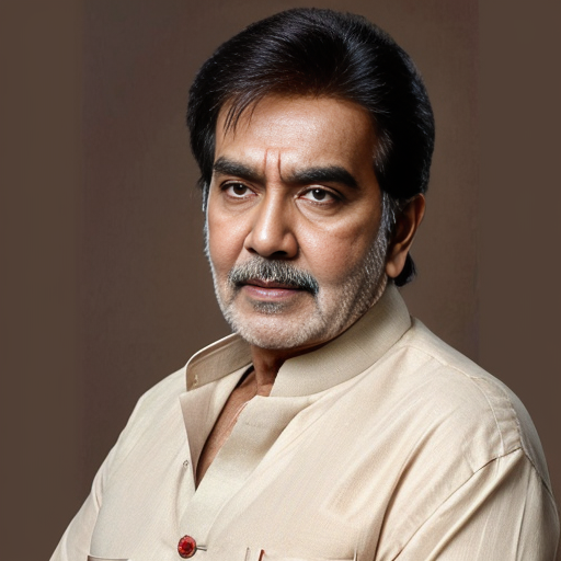 A Rajesh Khanna (Bollywood star) look alike in his 60s