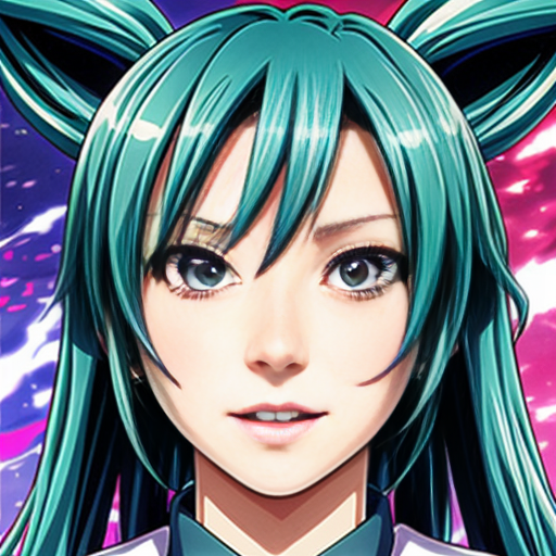 scary hatsune miku distorted
