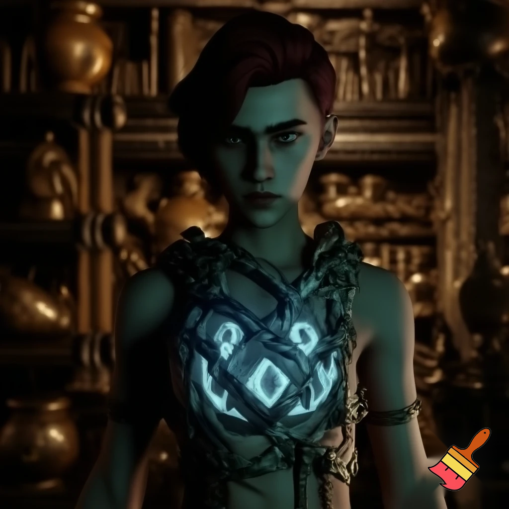 arcane themed character--must be oringinal