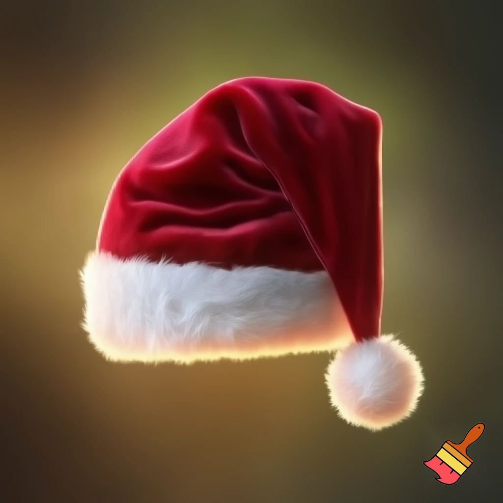Christmas wizard hat red Santa Claus hat