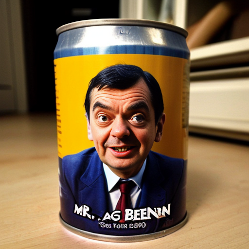 mr bean eat a can of  mr beans
