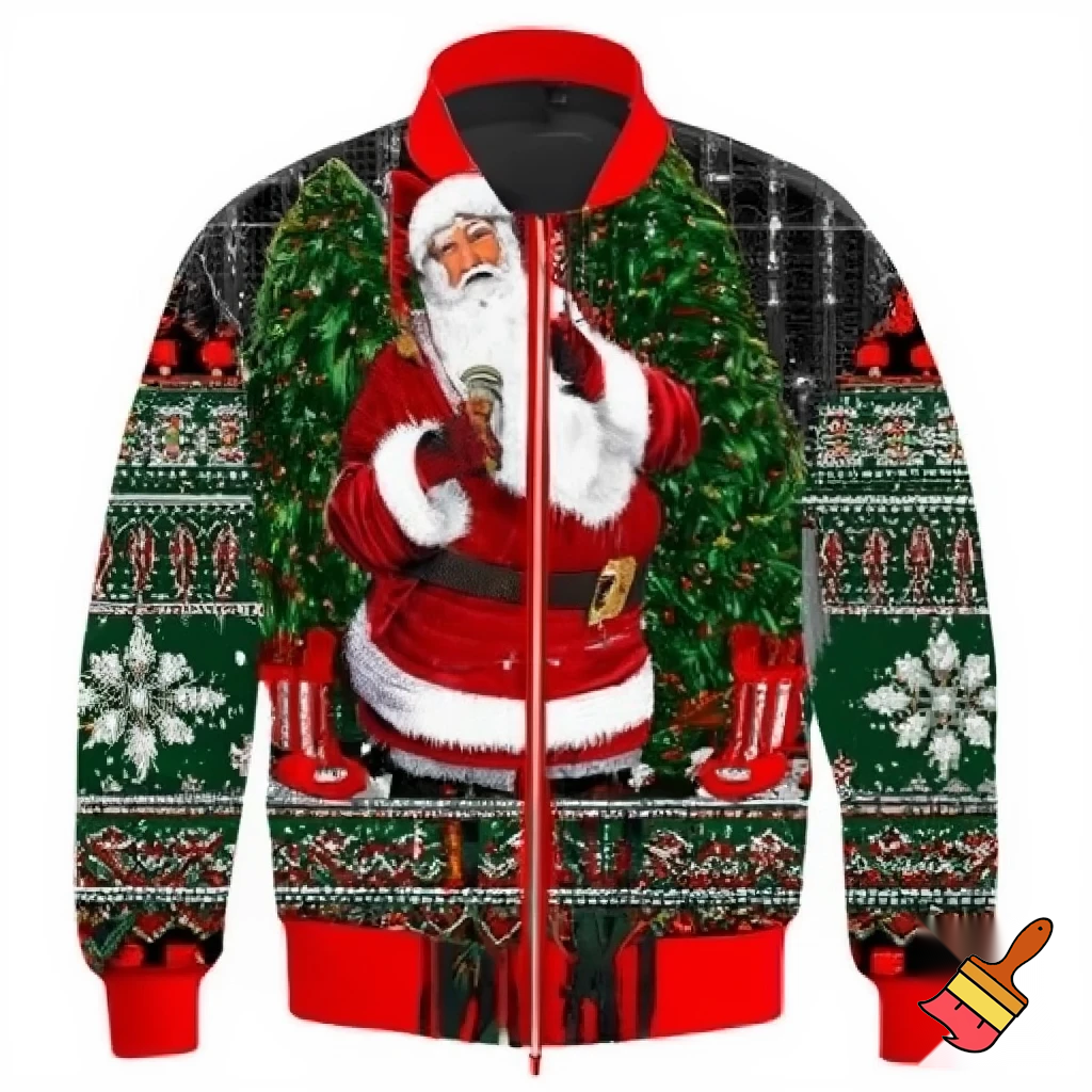 A wizard jacket Christmas jacket Santa Claus wizard Christmas shoes