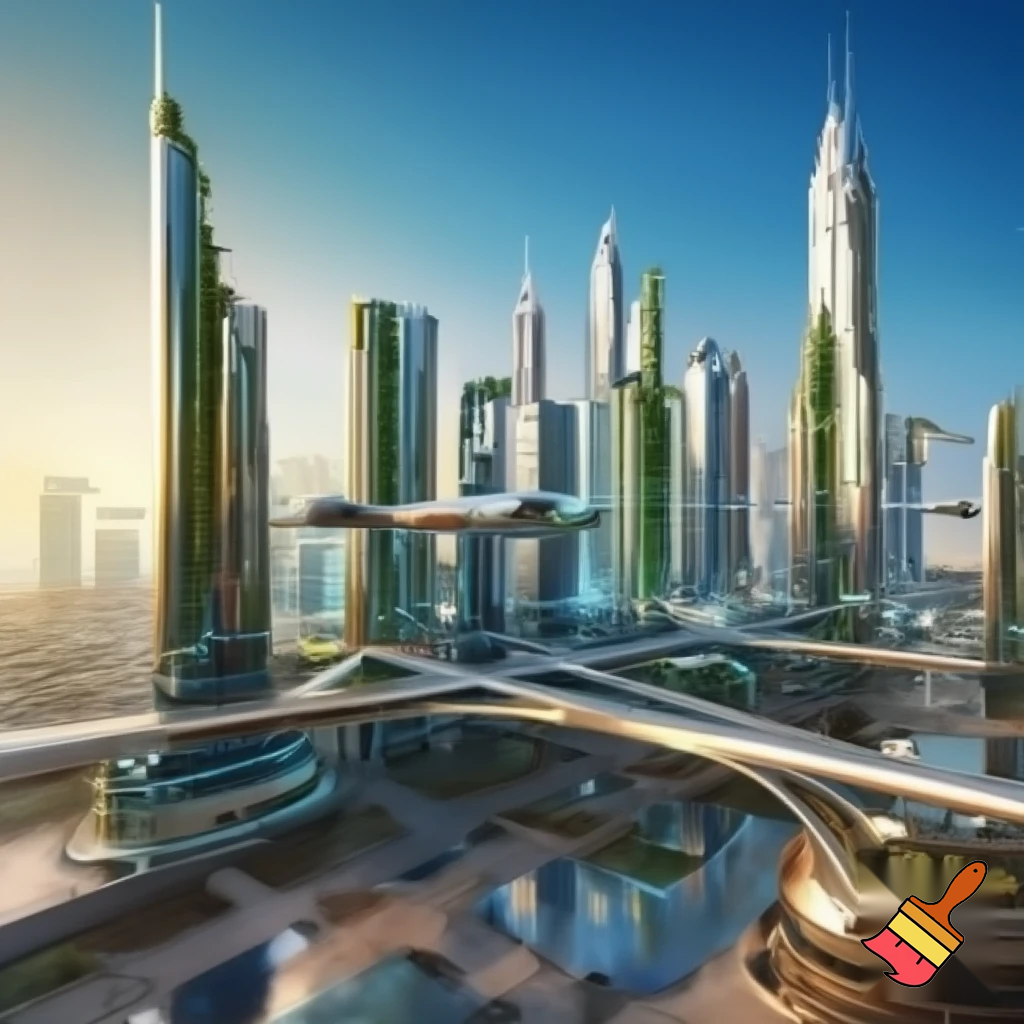 create a image of dubai in 2050