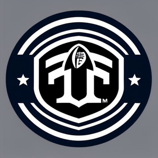 make a logo nfl style with mountains, alaska stars, and a dark blue skies