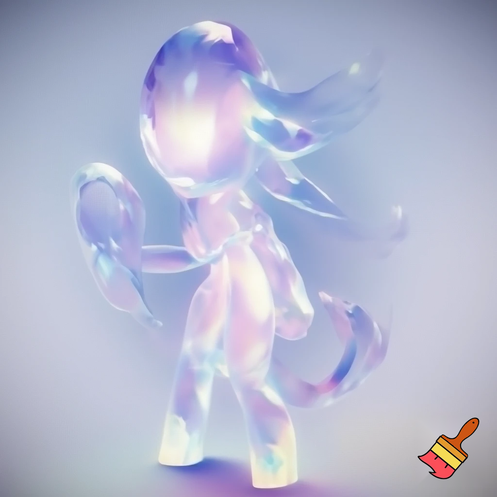 Lira es una criatura de cristal púrpura, transparente como un diamante. Su cuerpo parece tallado a mano, con bordes suaves y un brillo interno constante. Cada vez que habla, su voz crea un eco que se repite unas cuantas veces.Su habilidad es rara: puede copiar habilidades de otros Errantes, pero solo durante segundos y nunca al mismo nivel. Es como una versión beta de cada poder. A veces copia habilidades sin querer, lo cual provoca caos o momentos muy graciosos.Es curiosa, energética y cero paciente.
